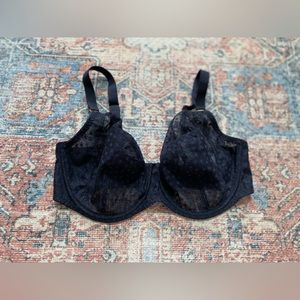 Freya Black Lace Bra/Size 36FF or 36H